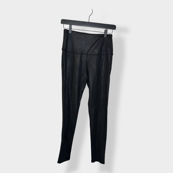 Rachel Zoe‎ Faux Leather Black Leggings - Picture 1 of 4